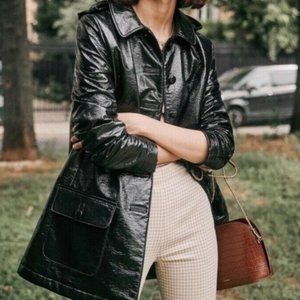 Sezane Alfred Coat in Black